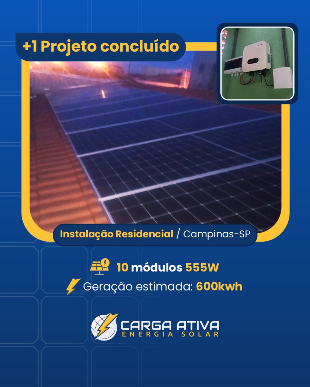 projeto de energia solar